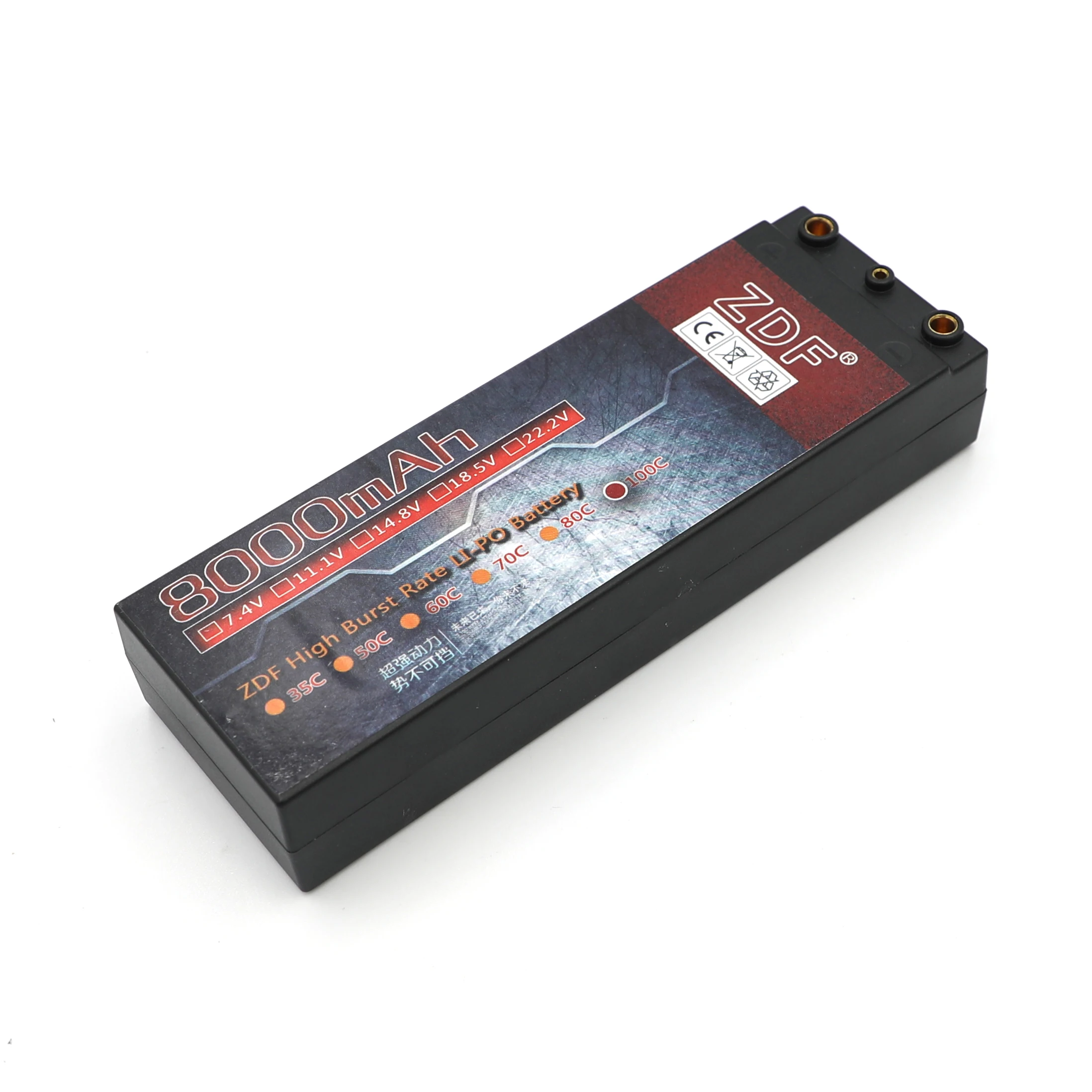 RC автомобиль Lipo аккумулятор 2S 2P 7,4 V 8000mah 100C Max 200C Жесткий Чехол для гоночного самолета Traxxas автомобиль RC грузовик