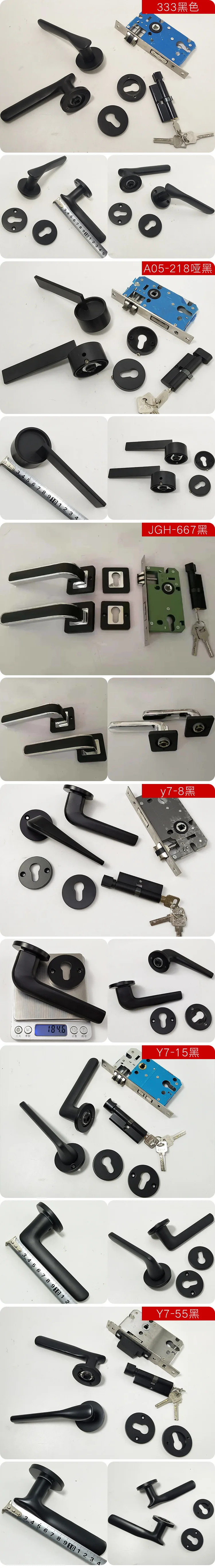 Description Picture 4 of itemDoor Lock Indoor Bedroom Wooden Door Mechanical Door Lock Household Hardware Lock Indoor Door Lock Simple