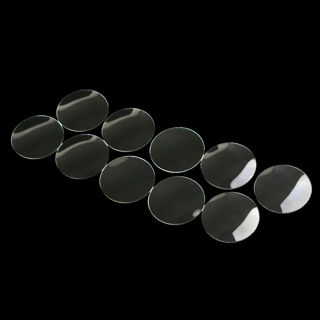 10pcs 1.0mm Thick 16mm-19mm Concave Watch Crystal Glass for Watch Repair 10pcs 1.0mm Thick 16mm-19mm Concave Watch Crystal Glass for Watch Repair