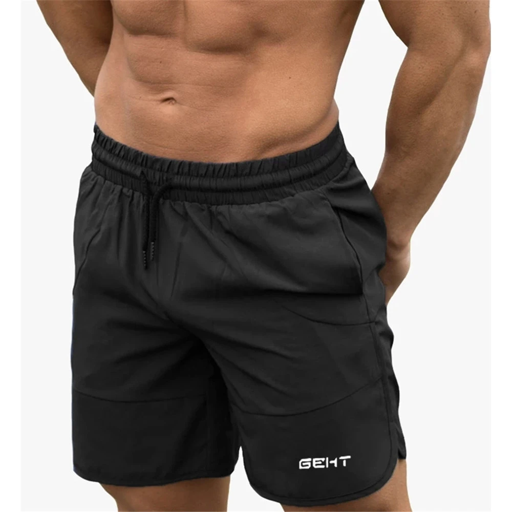 best casual shorts for men brand Men Gyms Fitness Loose Shorts Bodybuilding Joggers Summer Quick-dry Cool Short Pants Male Casual Beach Brand Sweatpants casual shorts for women