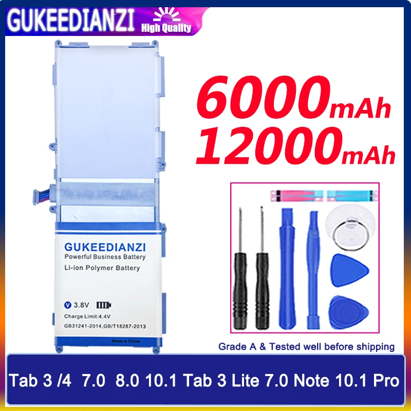 Батарея для Samsung Galaxy Tab 3 /4 7 0 8 10 1 Lite Note Pro EB BT530FBC T530 T531 T535 SM T537 P5220|battery for tablet|replacement
