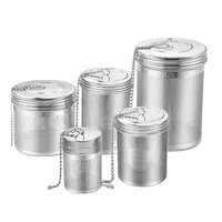 Creative 304 สแตนเลสสตีลชากรอง Leaf เครื่องเทศสมุนไพรกาน้ําชาตาข่ายกรองอุปกรณ์ครัวหน้าแรก 1