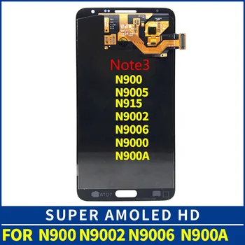 

5.7'' SUPER AMOLED for SAMSUNG Galaxy Note3 Touch Screen Note 3 N9005 LCD Digitizer Assembly Replacement Parts