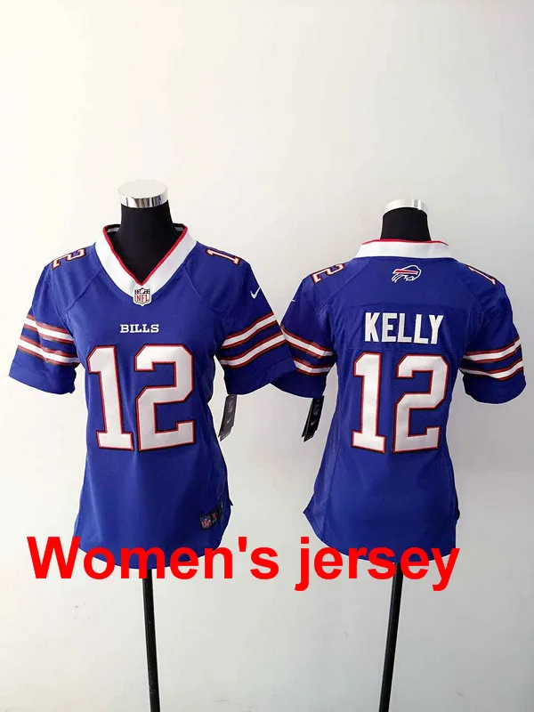 2 A+++ для женщин, для девушек, все сшитые, Buffalo s, 14, Sammy Watkins, 25, LeSean McCoy, вышивка логотипами, Размеры s-XXL, Джерси - Цвет: 2
