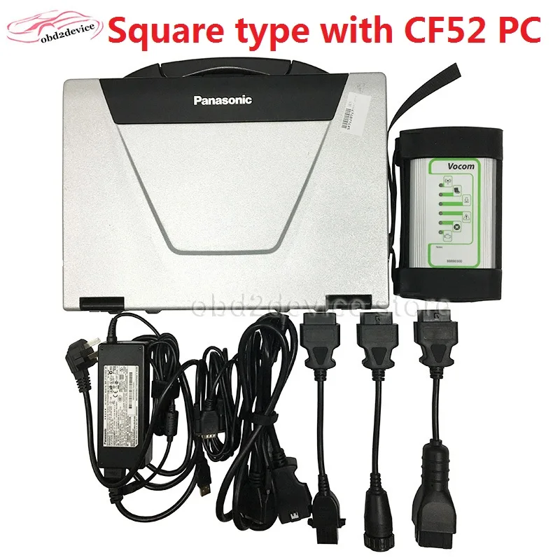 US $399.99 2020 VOCOM 88890300 diagnostic tool in CF52 laptop PTT203302 for VolvoLenaultUDMack heavy Trucks Diagnose vocom scanner