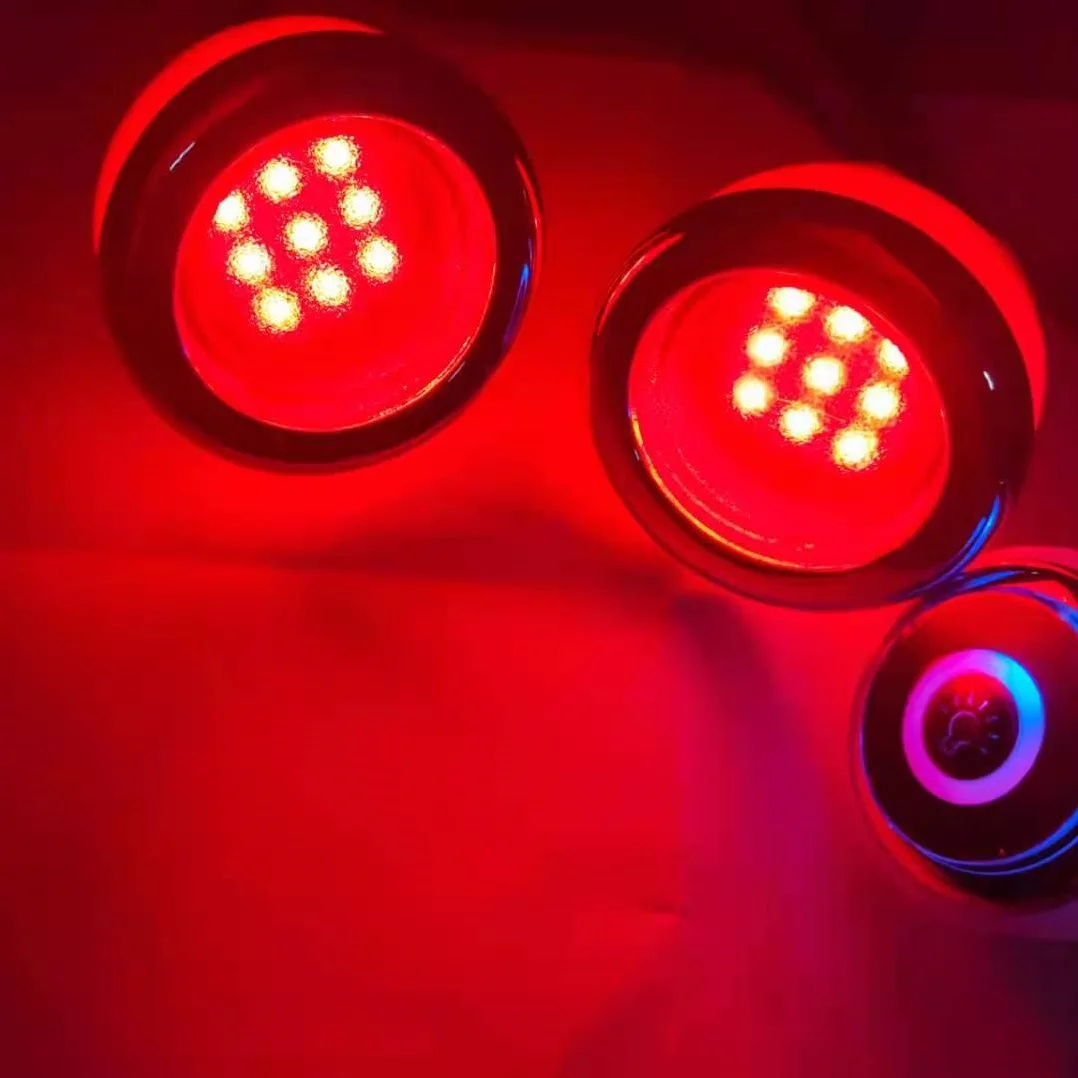 2 шт. водонепроницаемый RGB светодиодный светильник с горячей трубкой s SPA