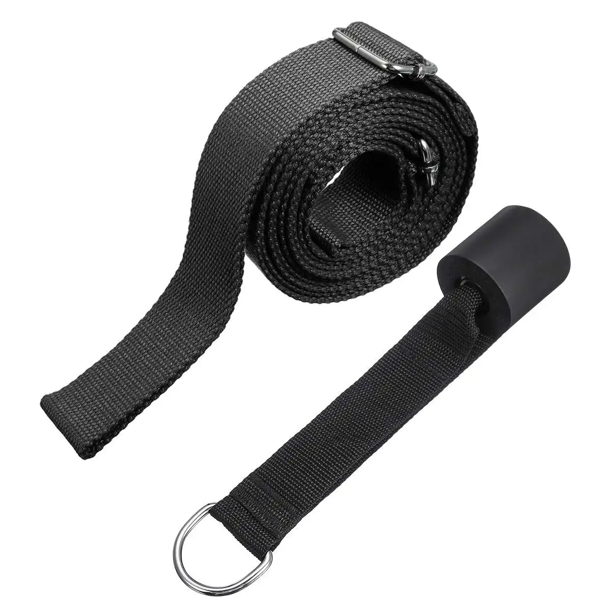 Black Профессиональный гимнастический носилки для ног Дверь Задняя лента балет для пилатеса и йоги танцевальный ободок спортивный пояс эластичный ремень для фитнеса 5 цветов - Цвет: Black