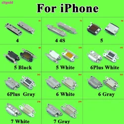 Cltgxdd-puerto de carga USB para iPhone 4, 4S, 5, 6, 6S, 7, 8 X, conector hembra, 6S, 7, 8 Plus