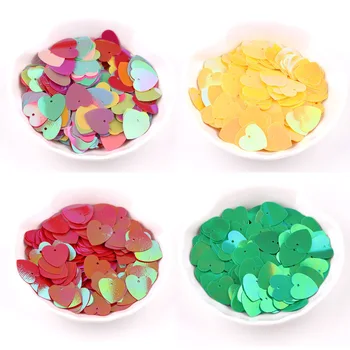 

20g Jewelry accessories AB magic color love heart handmade clothes accessories diy sequins