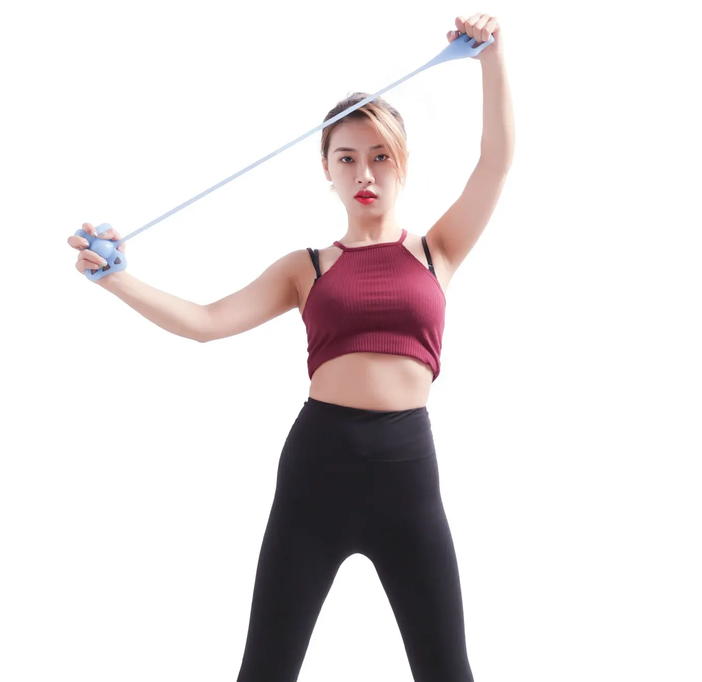 

Pulling Rope Yoga Sports Open Back Shoulder Arm Tensile Training Latex Elastic Resistance Elastic Band