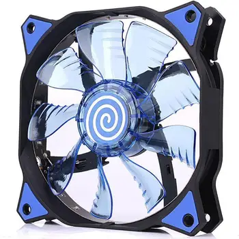 

Hot Laptop cooler Ultra Silent CPU Cooler master Heatsink Fan Air Cooling LED Light laptop fan Bearing snowman cooler*