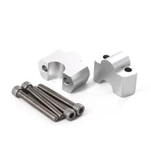 Для BMW G310GS G310R Серебристые аксессуары для мотоциклов 6061-T6 алюминий рукоятка зажим увеличенный Расширенный руль крепление стояк