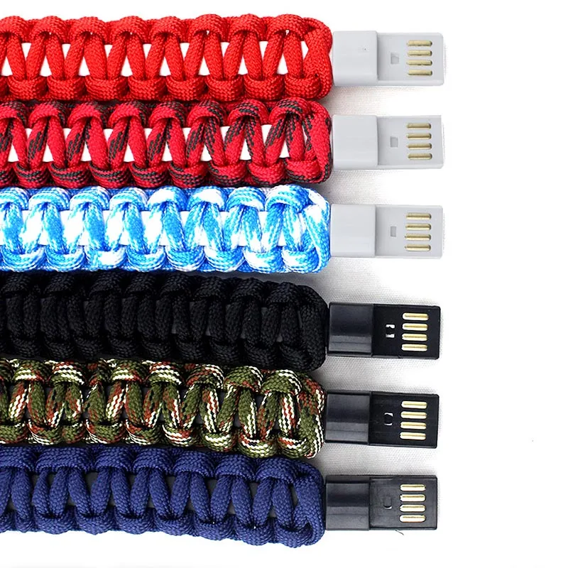 USB кабель браслет зарядный кабель-трос для синхронизации данных для samsung Galaxy S5 S6 Edge J5 A3 Xiaomi Redmi