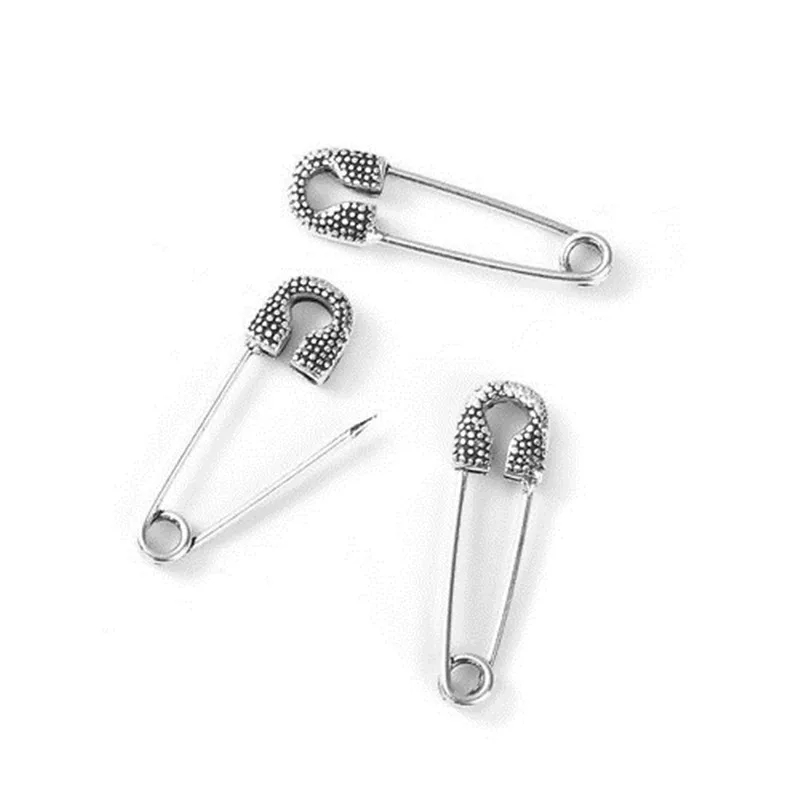 DoreenBeads модные безопасные Броши из сплава цинка серебряный цвет DIY Аксессуары