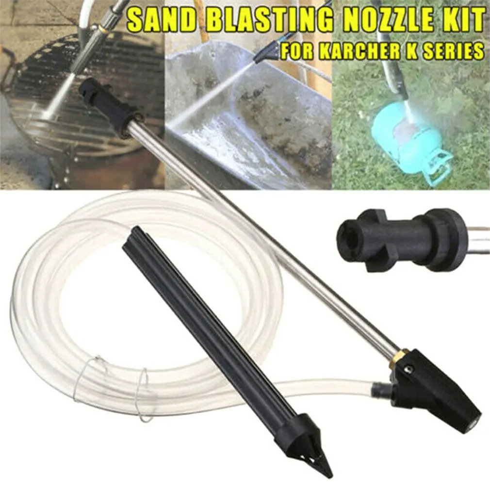 High pressure water gun sandblasting gun nozzle powerful ceramic nozzle car washer equipment sandblasting tube gun