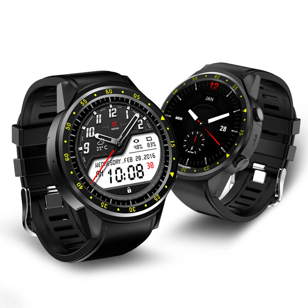 

Unisex Camera Support Bluetooth SIM Card Adjustable With GPS For IOS Android Heart Rate Monitor Pedometer Fabala Wristwatch