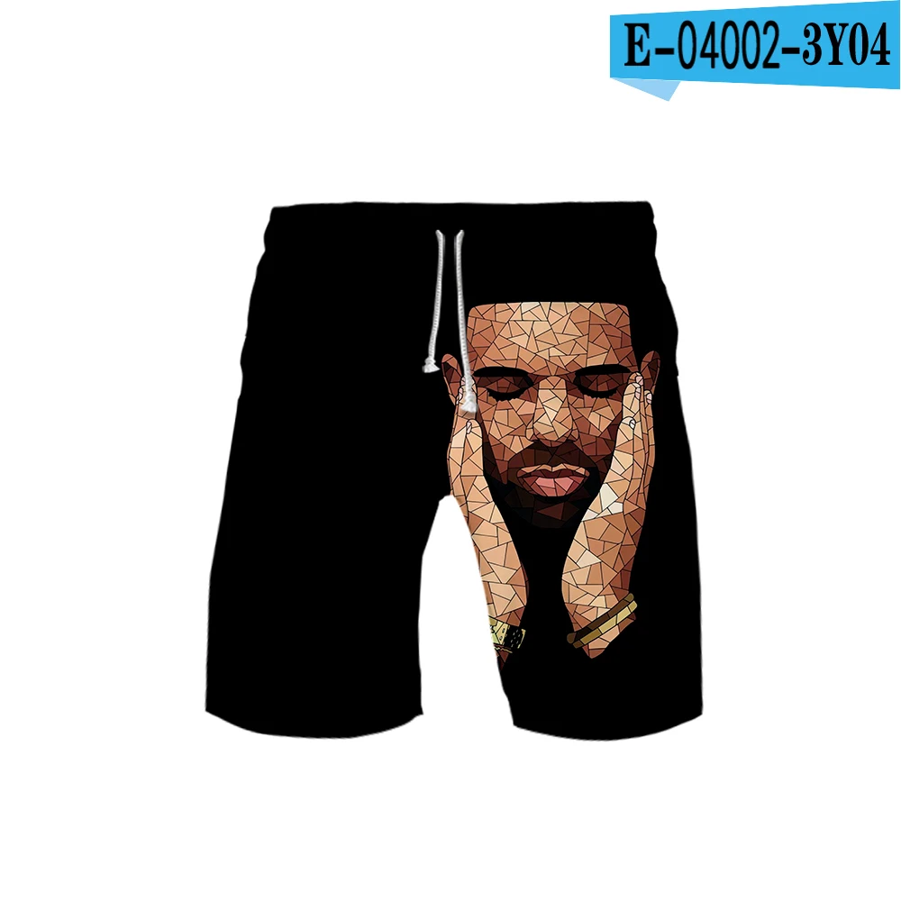Ф. Т. Раппер Aubrey Drake Graham Drake альбом Уход пакет 3d принт мужские модные трендовые шорты популярные повседневные летние шорты - Цвет: 3Y04