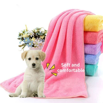 

140*70cm Super-sized Microfiber Strong Absorbing Water Bath Pet Towel Soft Breathable Dog Towels For Golden Dogs Pet Accessories