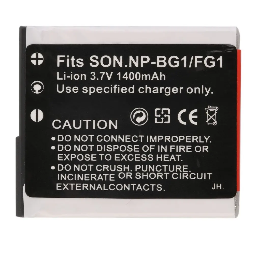 3,7 V 1400MAH Сменный литий-ионный аккумулятор с чехол для камеры sony NP-BG1/FG1 без эффекта памяти