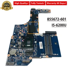 DAX63CMB6C0 для hp Probook 450 G3 450-G3 Материнская плата ноутбука SR2EY I5-6200U DDR4 855672-601 855562-501 855562-001 материнская плата