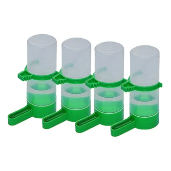 

4Pcs Large Sets of Automatic Drinking Water Feeding Feeder for Birds