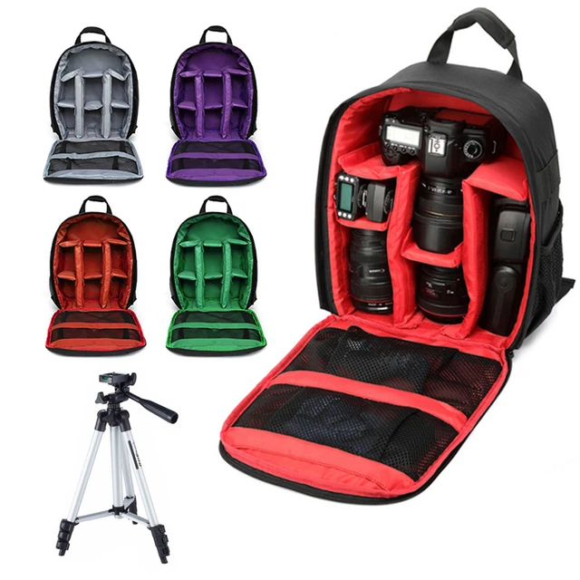 Bolsa para guardar cámara digital, mochila pequeña para cámara de vídeo y  foto para Nikon, Canon, Sony, impermeable, a prueba de golpes, transpirable  - AliExpress