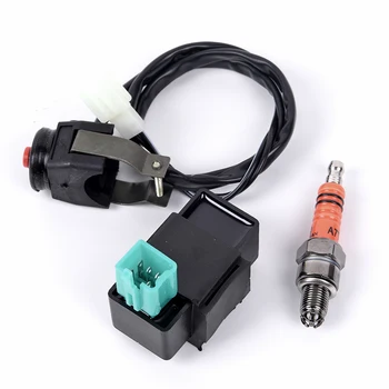 

For 50-125cc CDI Coil Set Replacement 495023 115mm Spark Plug Universal
