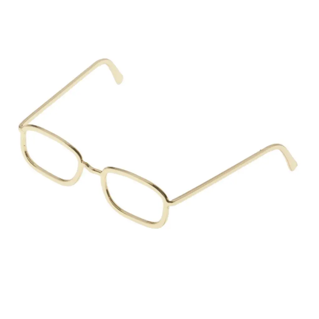 12'' Action Figurine Soldier Hobbyist Toys Metal Glasses Part 2.3x2.3cm