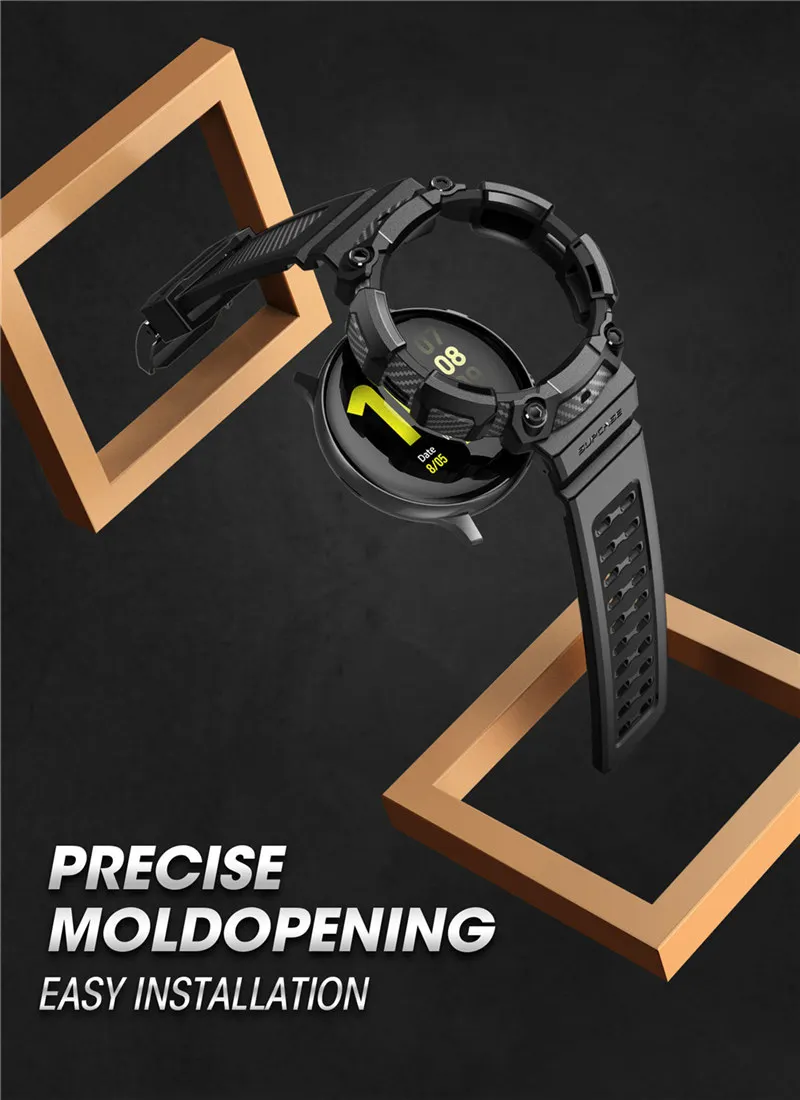 SUPCASE UB Pro Case For Samsung Galaxy Watch Active 2/Galaxy Watch Active [40mm] Rugged Protective Case Cover with Strap Bands