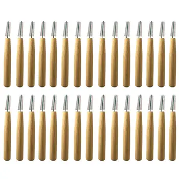 

30pcs Interdental Brush Durable Practical Portable Teeth Floss Brush Oral Care Tool Interdental Cleaners for Women Adults Men