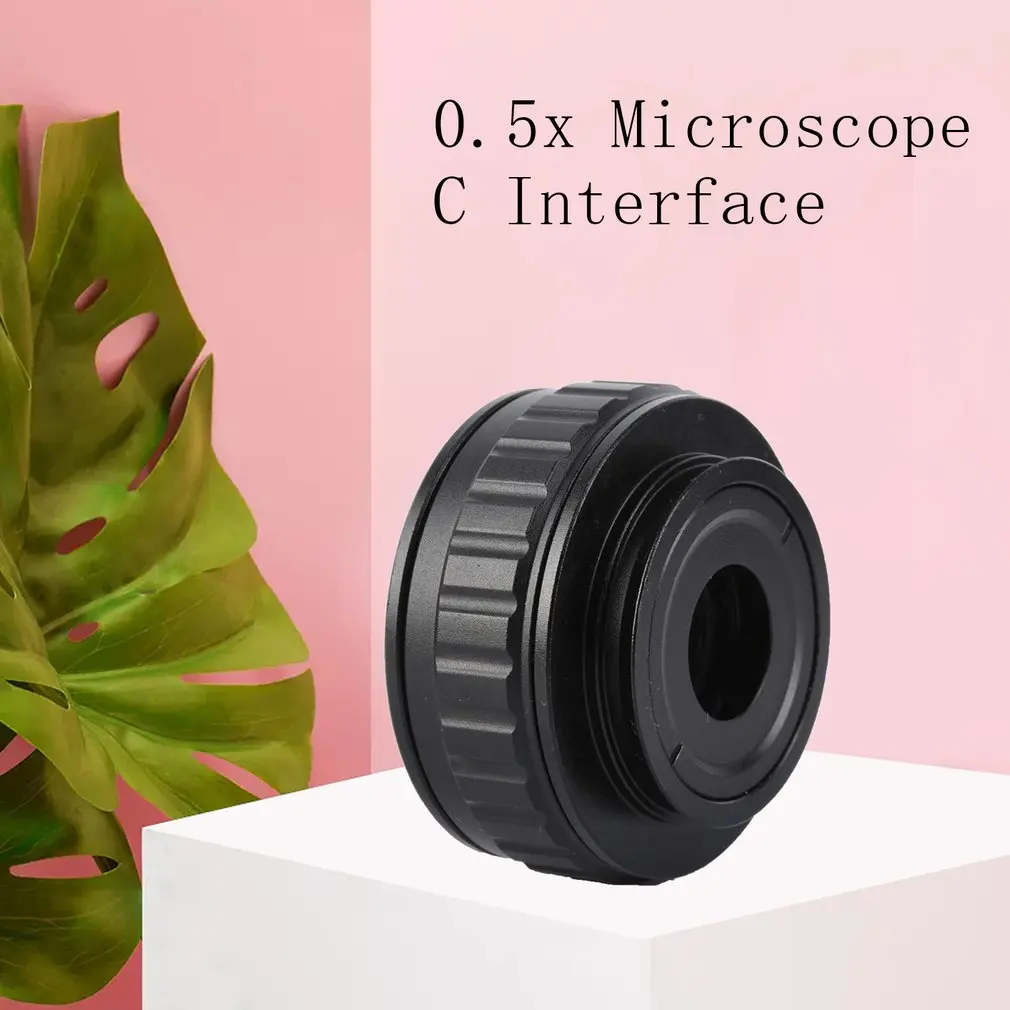 0.5X C-Mount Lens 0.5X CTV Adapter for Trinocular Stereo Zoom Microscope Camera 0.5 Interface Microscope Camera Adapters