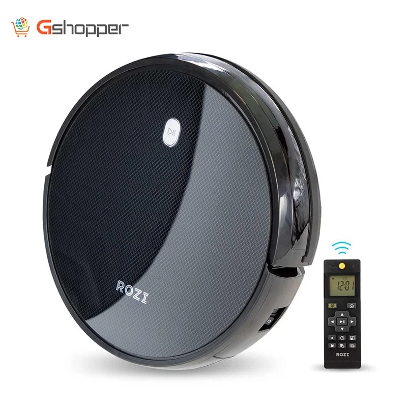 Gshopper ROZI Presale 1600PA мощность всасывания градация высокая эффективность очистки низкий децибел умный робот пылесос - Цвет: Black
