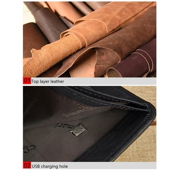 

Travel Outdoor Tracking Locator Bluetooth Smart Finder Storage Anti Lost Short Type Solid Men Wallet Retro Compartment