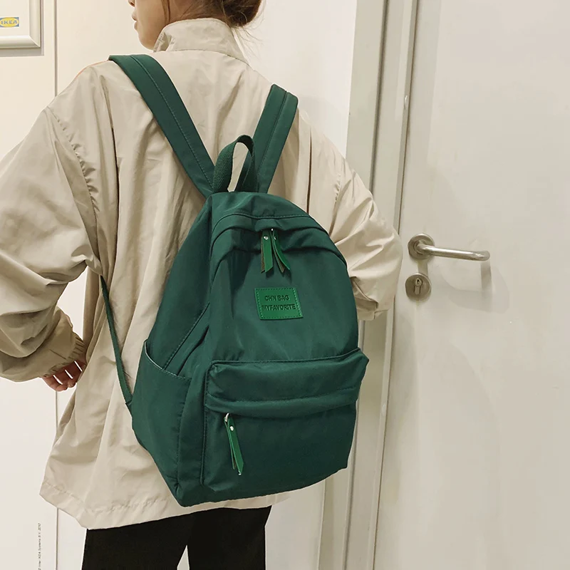 

Fashion waterproof backpack women student school bag for Teenage girls Nylon Travel bag Female Bookbag Mochilas for college