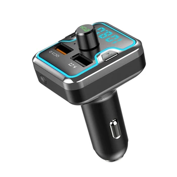 

Car Charger Car MP3 o Player FM Transmitter FM Modulator Bluetooth 5.0 Handsfree Calling Bluetooth Car Kit QC3.0