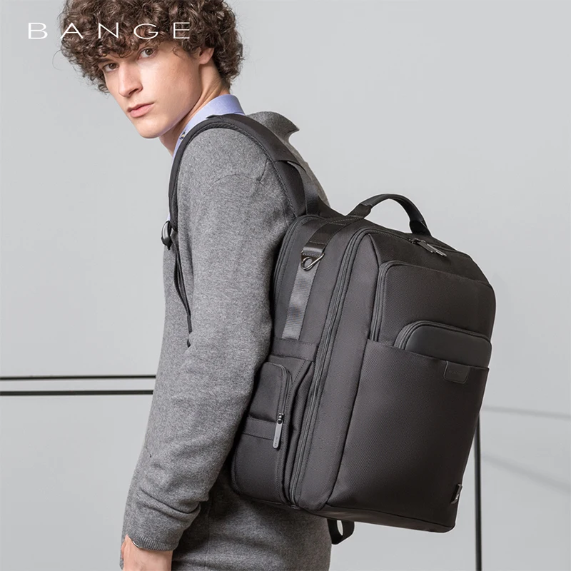 Bange Для мужчин рюкзак многофункциональный Водонепроницаемый 15,6 дюймовый ноутбук с многослойным покрытием карманы сумка Повседневное школьный рюкзак для мальчиков и девочек