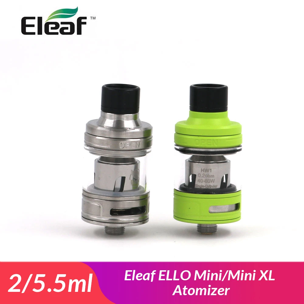 Оригинальный распылитель Eleaf ELLO Mini/Mini XL емкость 2 мл/5 5 мл HW1 с одним цилиндром/HW2