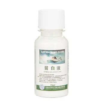 

Dropshipping Watercolor Media Masking Ink Holbein The Bottle Gel Syringin Liquid White Of Liquid Tube Needle Watercolor Whi M3O0