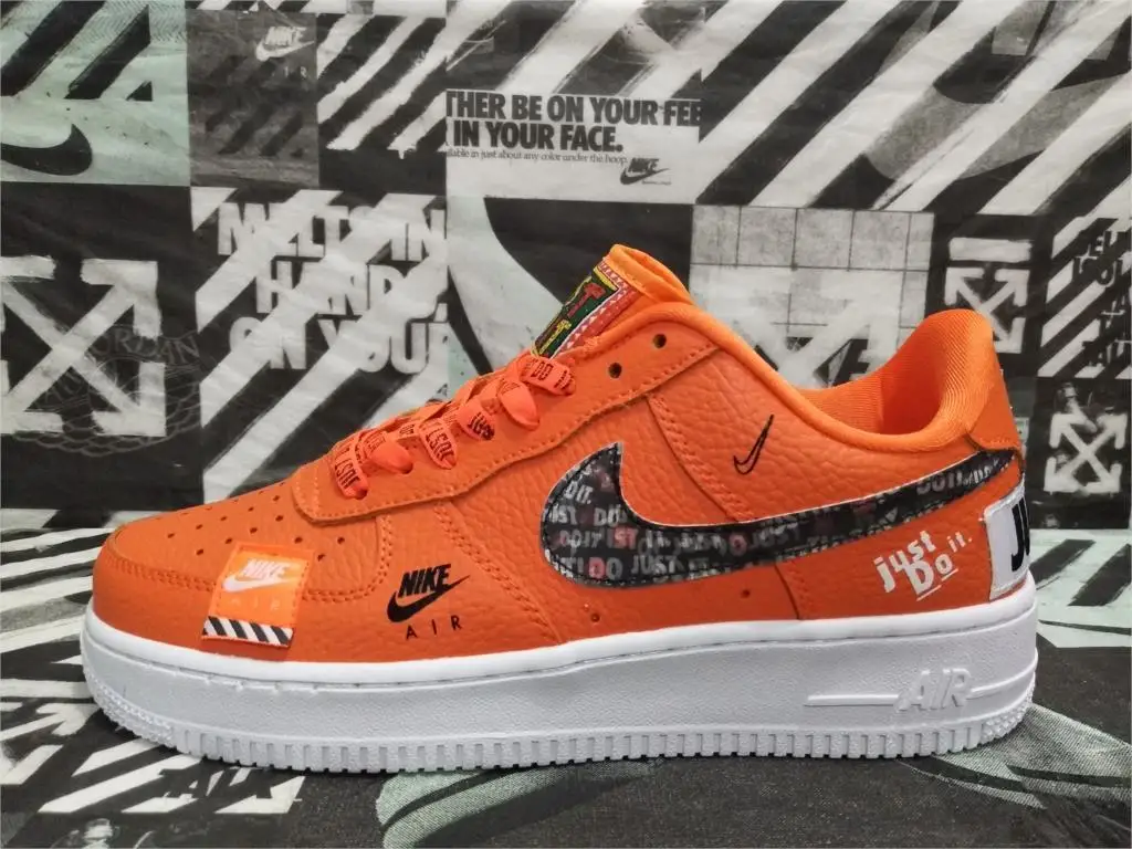 photo color Air Force 1 One Low 07 Lv8 Utility черно-белая женская и мужская Обувь Af1 кроссовки - Цвет: photo color
