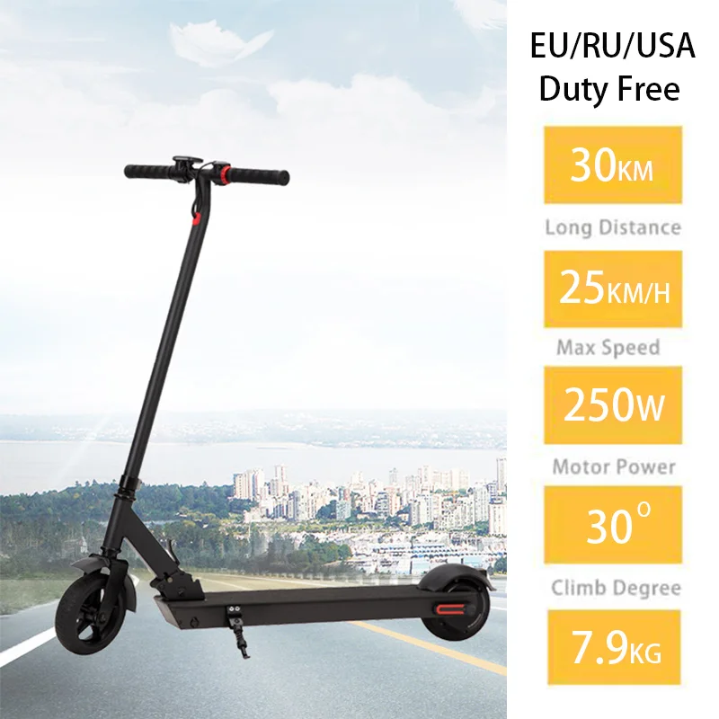 

JS 36V Electric Scooter 6.5" Motor Wheel 7.5kg Ultraligh Adult Folding Patinete Electric Skateboard Kick E Scooter Houverboard