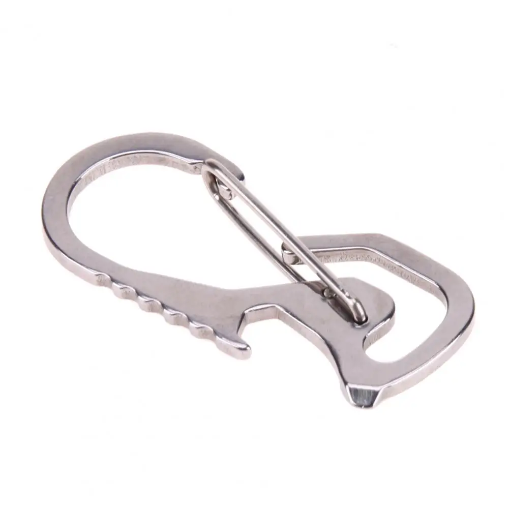 Carabiner Clips Key Chain Clip Carabiner Belt Clip Multi Function Tool Outdoor Carabiner Cap Lifter Hex Driver Bottle Opener