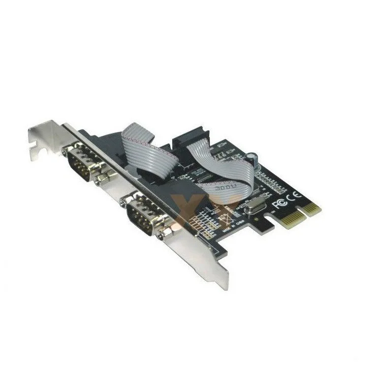 Компьютерная шина PCI-E поворота серийный Порты и разъёмы карты 2 Порты и разъёмы RS232 мульти-серийный номер Порты и разъёмы карты рабочего Промышленный 2 9-контактным COM Порты и разъёмы