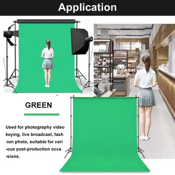 

3x1.6 Meter Photography studio Green Screen Chroma key Background Backdrop for Studio Photo lighting Non Woven 3 colors