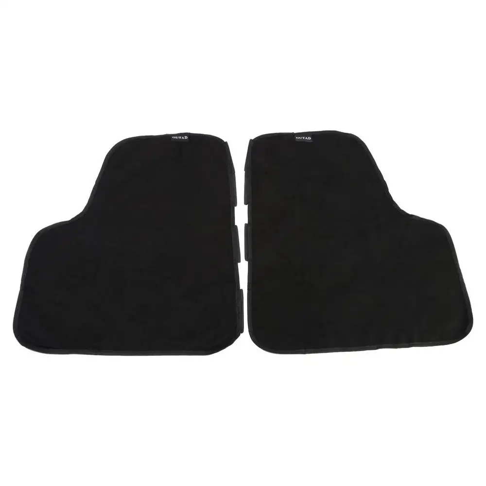 OUTAD PVC Free Suede Dog Car Seat Covers with Non-slip Backing Machine Washable and Waterproof Easy to Clean Easy Care