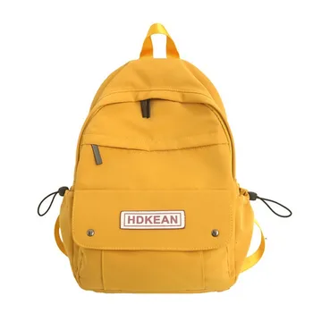 

2020 Xiniu Women Backpack Large Capacity Solid Color Letter Print Waterproof Nylon Casual Backpack School Bag рюкзак женский