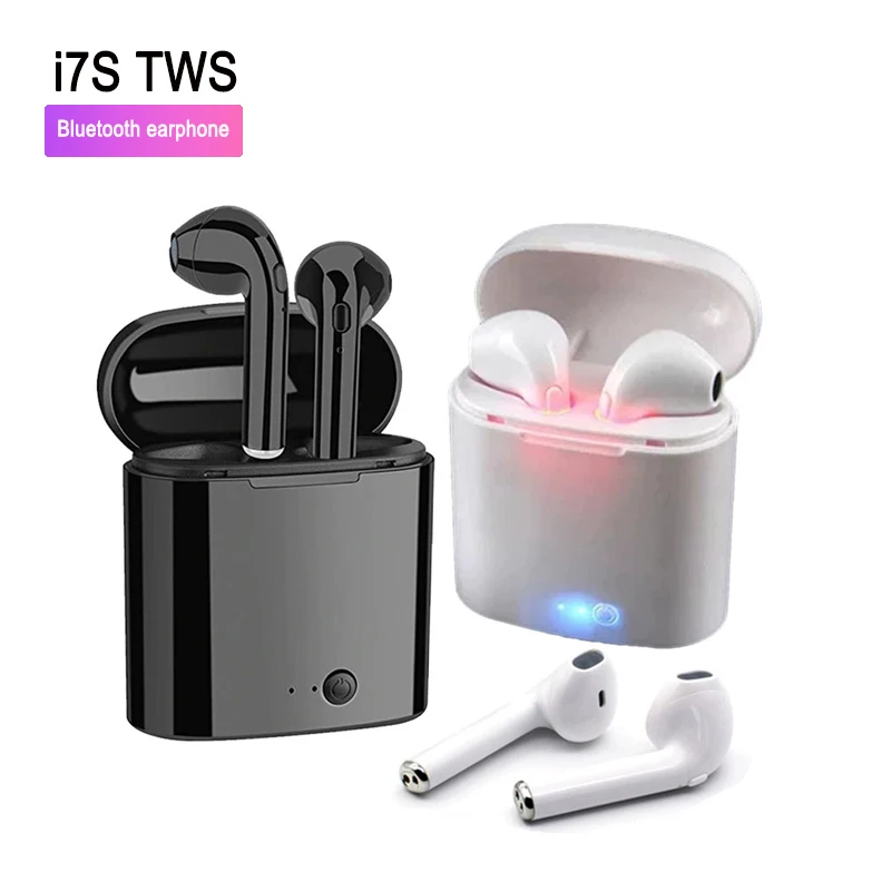 Беспроводные наушники i7s TWS Bluetooth 5 0 спортивные наушники-вкладыши с громкой связью