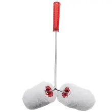 Компактные двойные малярные роликовые кисти, набор инструментов, использование для удержания, настенные декоративные ручки, флокированные кромки, кисти для рисования, инструмент