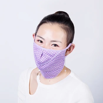 

2 pcs Spring-Summer Cycling Women UV Sun-resistant Fashion Breathable Face Mask
