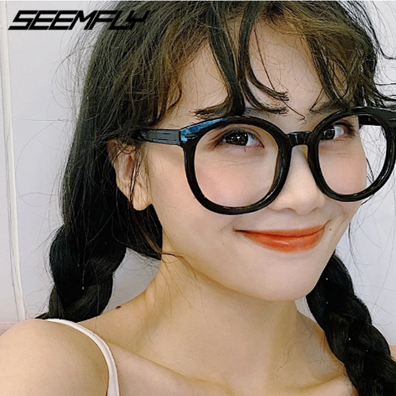 

Seemfly Round Glasses Frames Men Women Arrow Pattern Brand Design Retro Optical Eyeglasses Fashion Unisex Eyewear Oculos Gafas