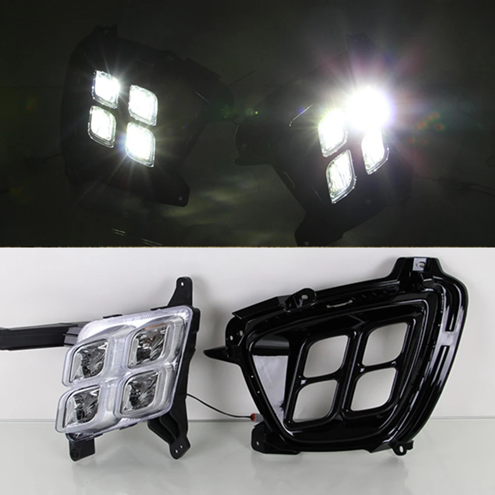 Автомобильная проблесковая 2 шт. Дневной светильник Габаритные огни s для Kia Sorento